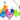 Entenangeln Einhorn - 11 cm - 7er Set - inkl. 2 Angeln