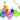 Entenangeln Einhorn - 11 cm - 7er Set - inkl. 2 Angeln