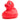 Quietscheentchen Nora rot 8 cm