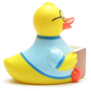 Bücherwurm Badeente