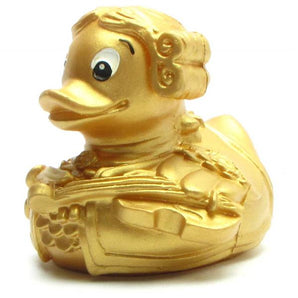 Mozart Quietscheentchen in gold