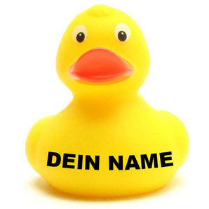 Badeente gelb - Personalisiert
