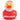 Badeente Weihnachtsmann - Personalisiert - weiss