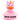 Badeente Einhorn pink - Personalisiert - schwarz