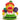 Badeente Clown - Personalisiert - schwarz