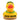 Badeente Hawaii - Personalisiert - schwarz
