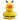 Badeente Biene - Personalisiert - schwarz