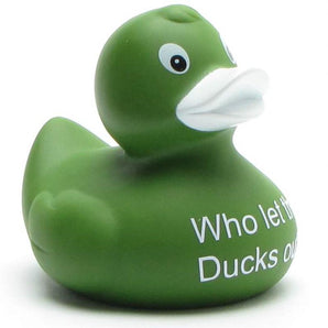 "Who let the Ducks out"