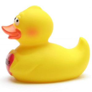 Badeente "Danke" mit Herz