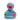 Planet Earth Ente - PERSONALISIERT - weiss