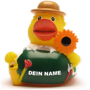 Gärtner Badeente - Personalisiert