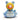 Baby Junge Ente - PERSONALISIERT - weiss