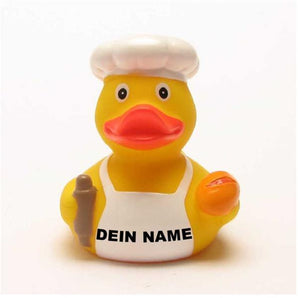 Bäcker Badeente  - Personalisiert