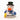 Schneemann Ente - PERSONALISIERT - schwarz
