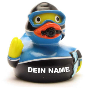 Taucher blau - Personalisiert