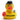 Kavalier Ente mit Blumenstrauss - PERSONALISIERT - schwarz