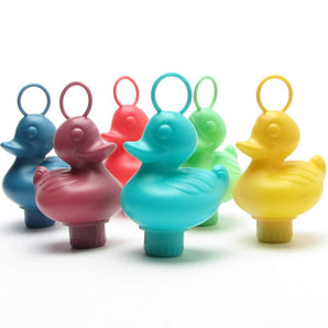 Entenangeln 11 cm pastelfarbend - 6er Set