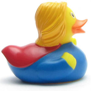 Badeente Superheldin