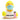 Corona Ente - PERSONALISIERT - weiss