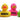 Corona Ente - PERSONALISIERT - weiss