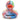 Rainbow Ente mit orangen Schnabel - PERSONALISIERT - schwarz