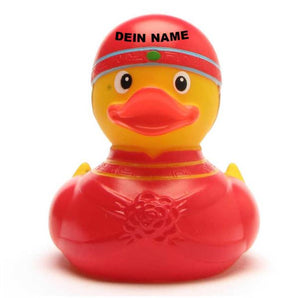 Ente Asiatischer Braeutigam - Personalisiert