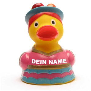 Tropical Girl Ente - Personalisiert
