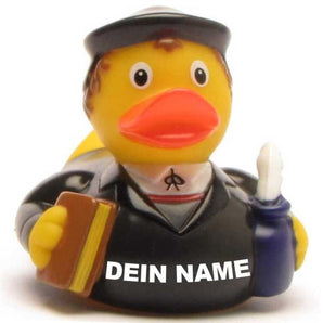Martin Luther Ente mit Buch - Personalisiert
