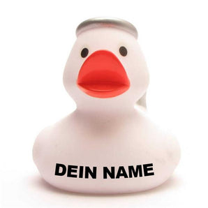 Ente Engel weiss - Personalisiert