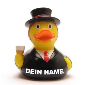 Badeente Bräutigam - Personalisiert