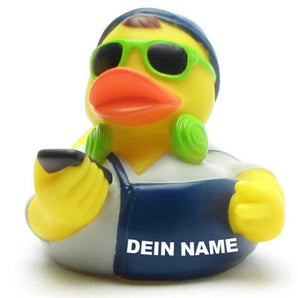 Hipster Badeente - Personalisiert
