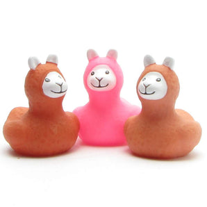 Mini-Badeenten Lama - 3er Set