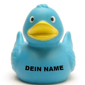Ente Emily hellblau (türkis) - Personalisiert
