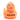 Ente Mina - pastell-orange - PERSONALISIERT - schwarz