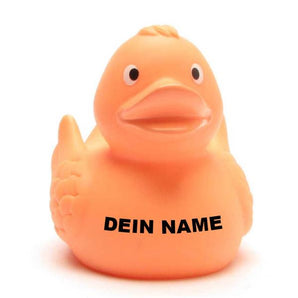 Ente Mina - pastell-orange - Personalisiert