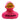 XXL-Ente Isabell pink 30 cm - PERSONALISIERT - schwarz