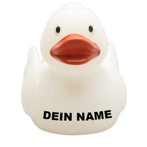 Magic Duck mit UV-Farbwechsel - weiss zu pink - Personalisiert