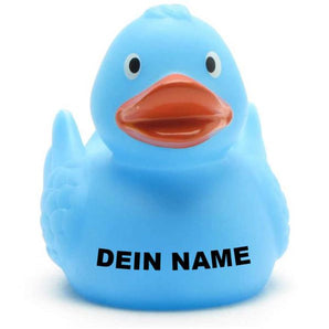 Magic Duck mit UV-Farbwechsel - blau zu lila - Personalisiert