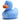 "You make my Day" Badeente - blau