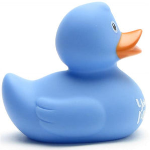 "You make my Day" Badeente - blau