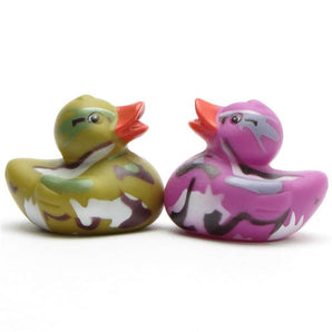 Tarnfleck Badeente - 4er Set