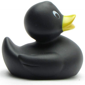 Quietscheentchen Romy - schwarz - L: 7 cm