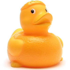 Quietscheentchen Orange