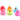 Emojis Badeenten - 6er Set