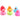 Emojis Badeenten - 6er Set