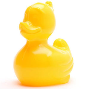 Plastikenten 9,5 cm - gelb