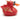 Drache rot Badeente