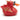 Drache rot Badeente