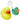 Quietscheente Magic Duck mit UV-Farbwechsel - gelb zu grün