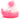 Badeente Berlin pink mit Boa